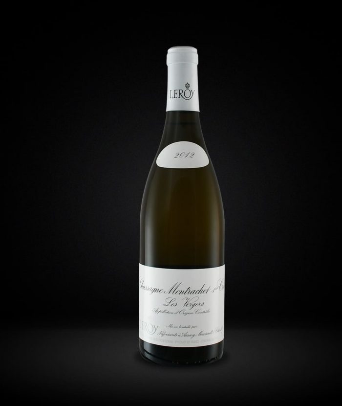 法國-樂花酒莊 夏山蒙哈榭‧維傑一級園白酒 MAISON LEROY CHASSAGNE MONTRACHET 1ER CRU LES VERGERS 2012