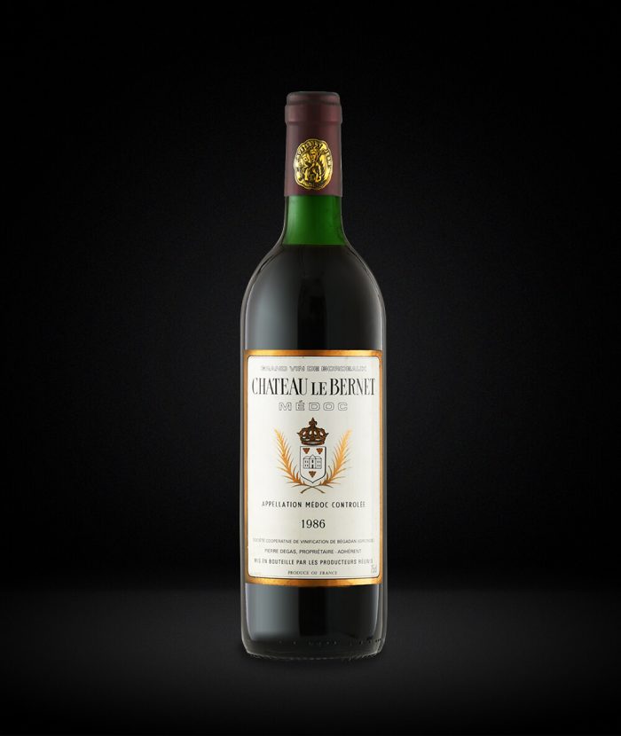 法國波爾多-樂博納堡紅酒 CHÂTEAU LE BERNET BORDEAUX 1986