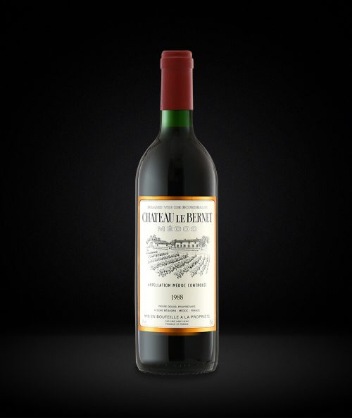 法國波爾多-樂博納堡紅酒 CHÂTEAU LE BERNET BORDEAUX 1988