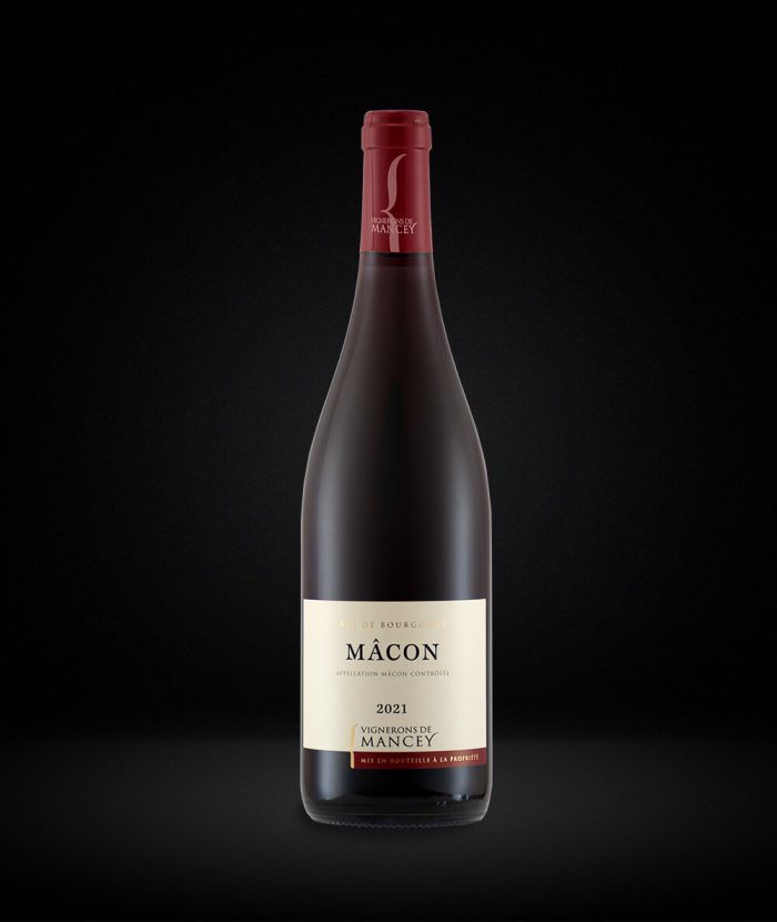 法國勃根地-曼西尼酒莊 馬貢區紅酒 VIGNERONS DE MANCEY MÂCON ROUGE 2021